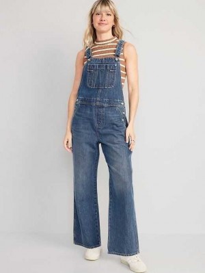 Old Navy Baggy Weite-Leg Non-Stretch Jean Overalls Jeans Damen Waschen | 5374THGRO