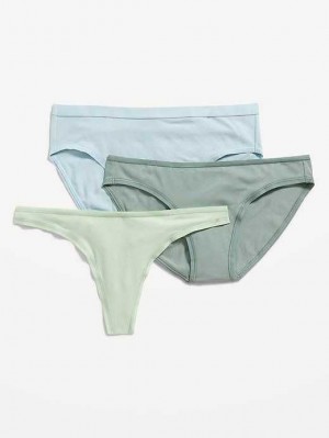 Old Navy Baumwoll-Blend Underwear Variety 3-Pack Unterwäsche Damen Ambrosia | 7054WCNQR