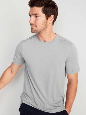 Old Navy Beyond 4-Way Stretch T-Shirt Sportbekleidung Herren Silber Olivgrün | 8756MRNQB