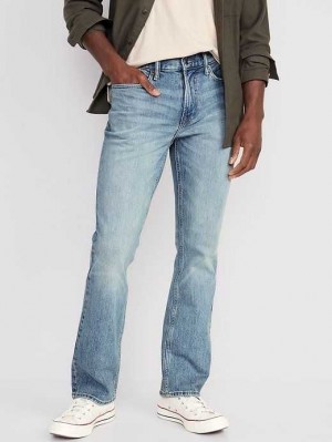 Old Navy Boot-Cut Built-In Flex Jeans Jeans Herren Hellwaschen | 8456ZVTJO