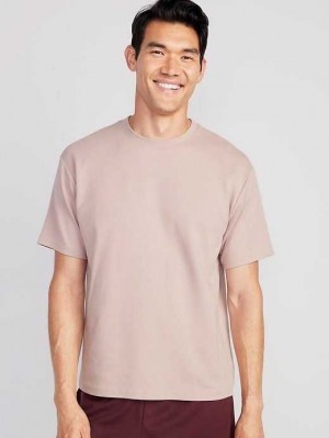 Old Navy Boxy Crew-Neck Performance T-Shirt Sportbekleidung Herren Rosa | 4926EZLFW