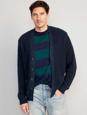 Old Navy Button-Front Cardigan Pullover Pullover Herren Navy | 0679JWRBN
