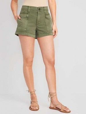 Old Navy Cargo Shorts Kurze Hose Damen Alpine Tundra | 5369EWPHX