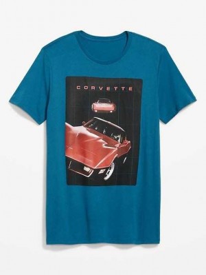 Old Navy Chevrolet Corvette Gender-Neutrale T-Shirt T-shirts Herren North Sea | 2059QIWUH
