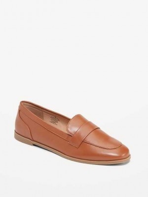 Old Navy City Loafers Halbschuhe Damen Braun | 0935LCYPZ