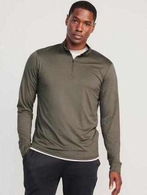 Old Navy Cloud 94 Soft 1/4-Zip Pullover Sportbekleidung Herren Grün | 5768GJKFR