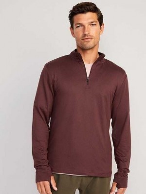Old Navy Cloud 94 Soft 1/4-Zip Pullover Sportbekleidung Herren Raisin Arizona | 7432VMGDC