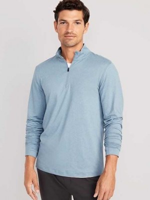 Old Navy Cloud 94 Soft 1/4-Zip Pullover Sportbekleidung Herren Blau Hellblau | 9380LMKPC