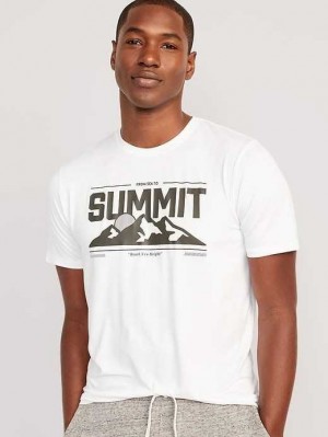 Old Navy Cloud 94 Soft Go-Dry Cool Graphic T-Shirt Sportbekleidung Herren Summit | 8963AVRXS