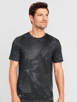 Old Navy Cloud 94 Soft Go-Dry Cool T-Shirt Sportbekleidung Herren Schwarz | 2165NFJTP