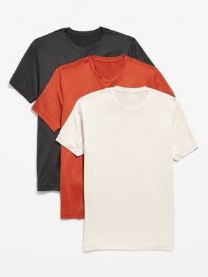 Old Navy Cloud 94 Soft Go-Dry Cool T-Shirt 3-Pack Sportbekleidung Herren Orange | 1286MDEZA