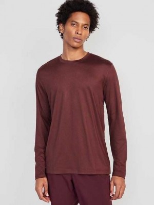 Old Navy Cloud 94 Soft Long-Sleeve T-Shirt Sportbekleidung Herren Raisin Arizona | 2089VETIS