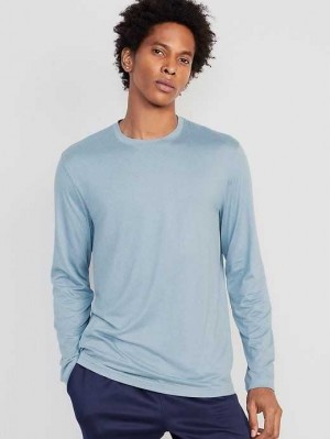Old Navy Cloud 94 Soft Long-Sleeve T-Shirt Sportbekleidung Herren Blau Hellblau | 3460ZSMNQ
