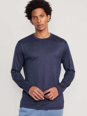 Old Navy Cloud 94 Soft Long-Sleeve T-Shirt Sportbekleidung Herren Navy | 3948CWXVF