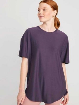 Old Navy Cloud 94 Soft Tulip-Hem Tunic Lauftop Damen Nebula | 7196ITSHV
