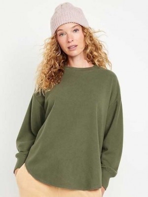 Old Navy Cozy French Rib Tunic Pullover Oberteile Damen Alpine Tundra | 0389XIGTN