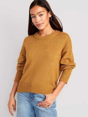 Old Navy Cozy Pullover Pullover Strickjacke Damen Baltic Amber | 7189KLZND