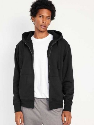 Old Navy Cozy Sherpa-Gefütterte Zip Hoodie Hoodie Herren Schwarz | 7148VTGCM