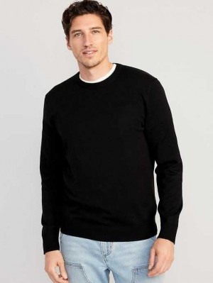 Old Navy Crew-Neck Pullover Pullover Herren Schwarz | 7435PLGBJ
