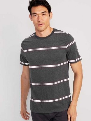 Old Navy Crew-Neck T-Shirt T-shirts Herren Grau Weiß | 5462PTXZD