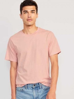 Old Navy Crew-Neck T-Shirt T-shirts Herren Rosa | 5632CSZAF