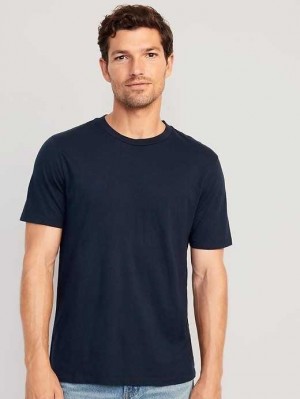 Old Navy Crew-Neck T-Shirt T-shirts Herren Navy | 8154NOQZW