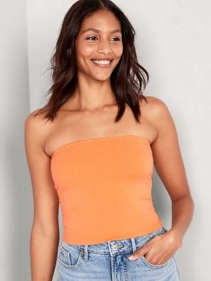 Old Navy Cropped Tube Top Oberteile Damen Mango | 2435CVOSA