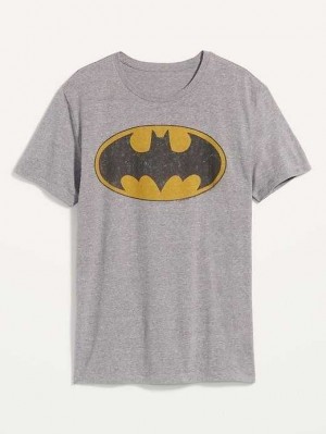 Old Navy DC Comics Batman Gender-Neutrale T-Shirt Oberteile Herren Grau | 7316XDPNW
