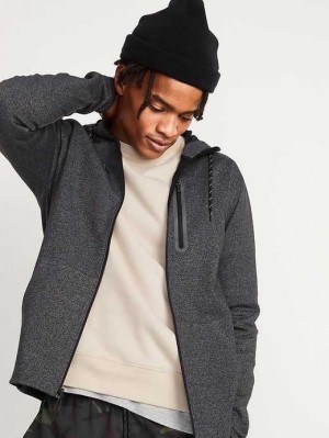 Old Navy Dynamic Fleece Full-Zip Hoodie Sportbekleidung Herren Grau | 3042IXYLK