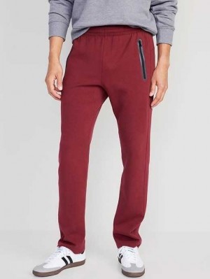Old Navy Dynamic Fleece Gerade-Leg Sweatpants Sportbekleidung Herren Tiefesrot | 0973NBEOD