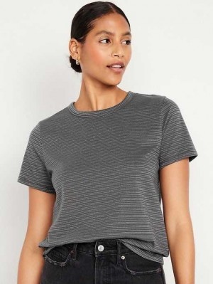 Old Navy EveryWear Crew-Neck Printed T-Shirt Oberteile Damen Panther | 2164TBDIS