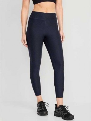 Old Navy Extra High-Waisted Cloud+ 7/8 Leggings Sportbekleidung Damen Navy | 6450WEJXF