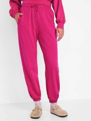 Old Navy Extra High-Waisted Jogger Sweatpants Jogginghose Damen Rosa | 2160RMXLC