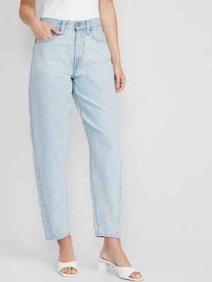 Old Navy Extra High-Waisted Non-Stretch Ankle-Length Balloon Jeans Jeans Damen Echo | 8067LPMRB