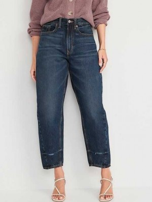 Old Navy Extra High-Waisted Non-Stretch Balloon Jeans Jeans Damen Ali | 7254VCDFZ