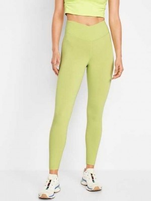 Old Navy Extra High-Waisted PowerChill 7/8 Leggings Sportbekleidung Damen Citrine | 4892LNKDI