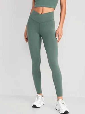 Old Navy Extra High-Waisted PowerChill 7/8 Leggings Sportbekleidung Damen Grau | 1369RFCHQ
