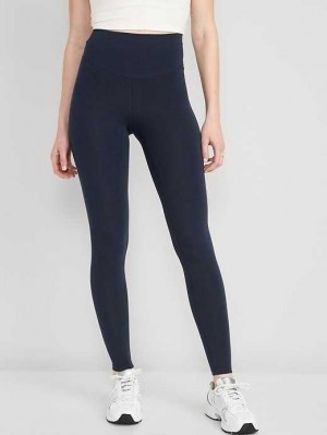 Old Navy Extra High-Waisted PowerChill Leggings Sportbekleidung Damen Navy | 2094EOHVU