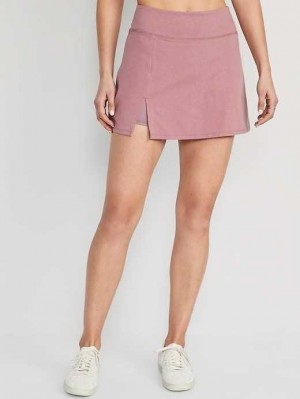 Old Navy Extra High-Waisted PowerChill Skort Sportbekleidung Damen Lark | 3576WIATU