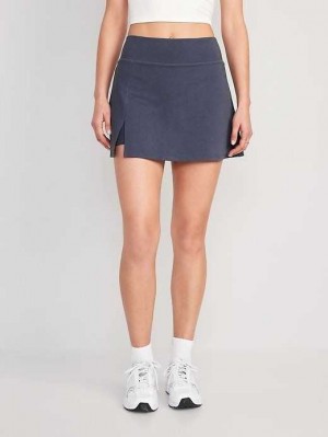 Old Navy Extra High-Waisted PowerChill Skort Sportbekleidung Damen Volcanic Glass | 8425TDKFB