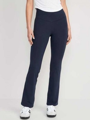 Old Navy Extra High-Waisted PowerChill Slim Boot-Cut Pants Sportbekleidung Damen Navy | 8695MSEYJ
