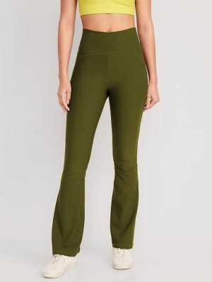 Old Navy Extra High-Waisted PowerLite Lycra ADAPTIV Flare Leggings Sportbekleidung Damen Conifer | 1874CVFPW