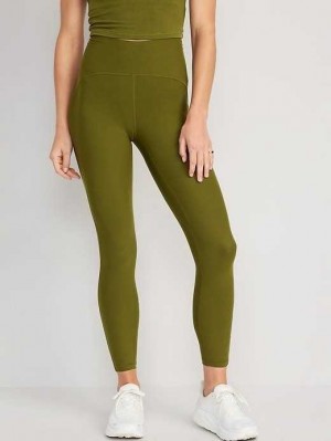 Old Navy Extra High-Waisted PowerLite Lycra ADAPTIV 7/8 Leggings Sportbekleidung Damen Conifer | 2671XLRCK