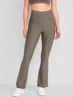 Old Navy Extra High-Waisted PowerLite Lycra ADAPTIV Flare Leggings Sportbekleidung Damen Grau | 4208GBLYK