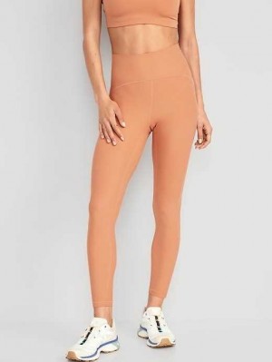 Old Navy Extra High-Waisted PowerLite Lycra ADAPTIV 7/8 Leggings Sportbekleidung Damen Caramelized Toffee | 6758BCLIT