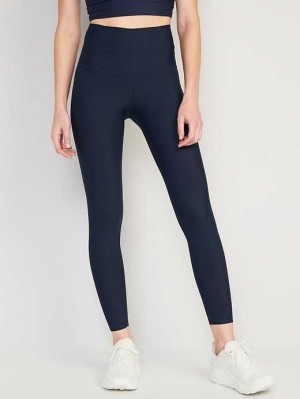 Old Navy Extra High-Waisted PowerSoft 7/8 Leggings Sportbekleidung Damen Navy | 2304RFYPL
