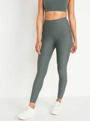 Old Navy Extra High-Waisted PowerSoft 7/8 Leggings Sportbekleidung Damen Grün | 9148CMLOH