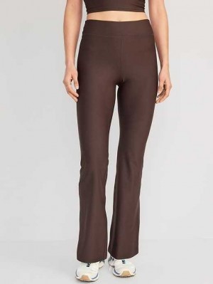 Old Navy Extra High-Waisted PowerSoft Flare Leggings Sportbekleidung Damen French Roast | 6809ZHNXV