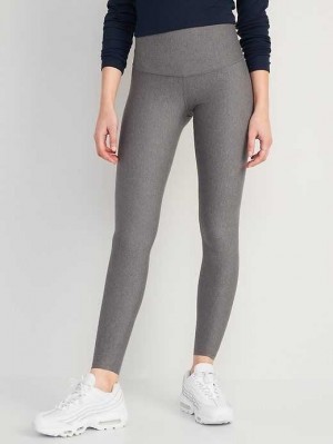 Old Navy Extra High-Waisted PowerSoft Leggings Sportbekleidung Damen Grau | 0461HPDNK