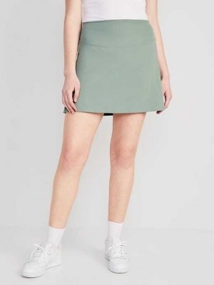 Old Navy Extra High-Waisted PowerSoft Skort Sportbekleidung Damen Rainy Season | 6204UVASK